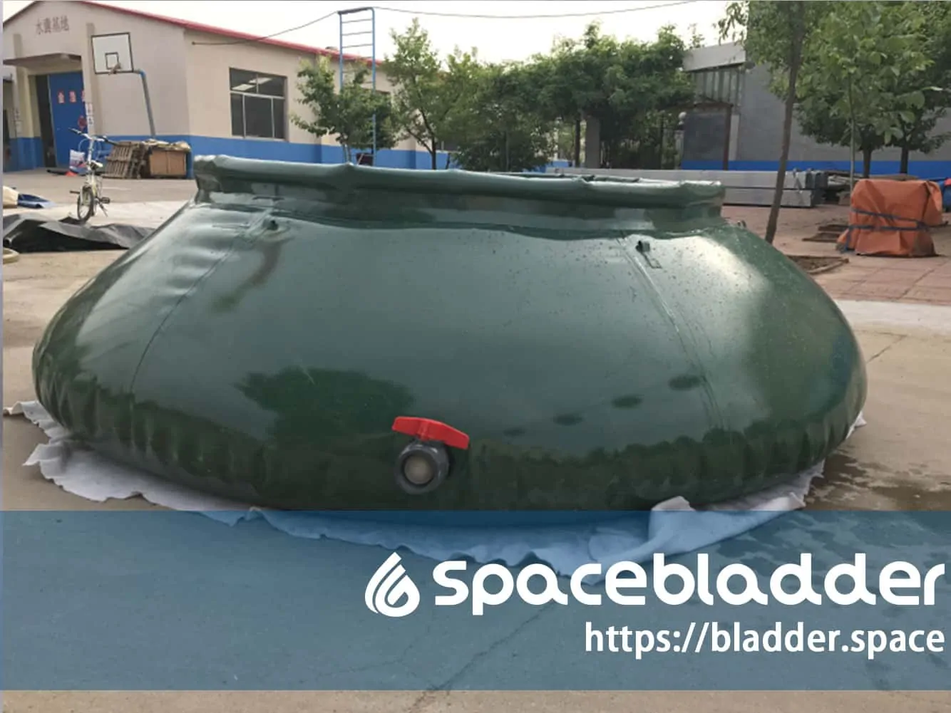 150Gallon Onion Shape Food Grade Water Tank for Amry Application-1