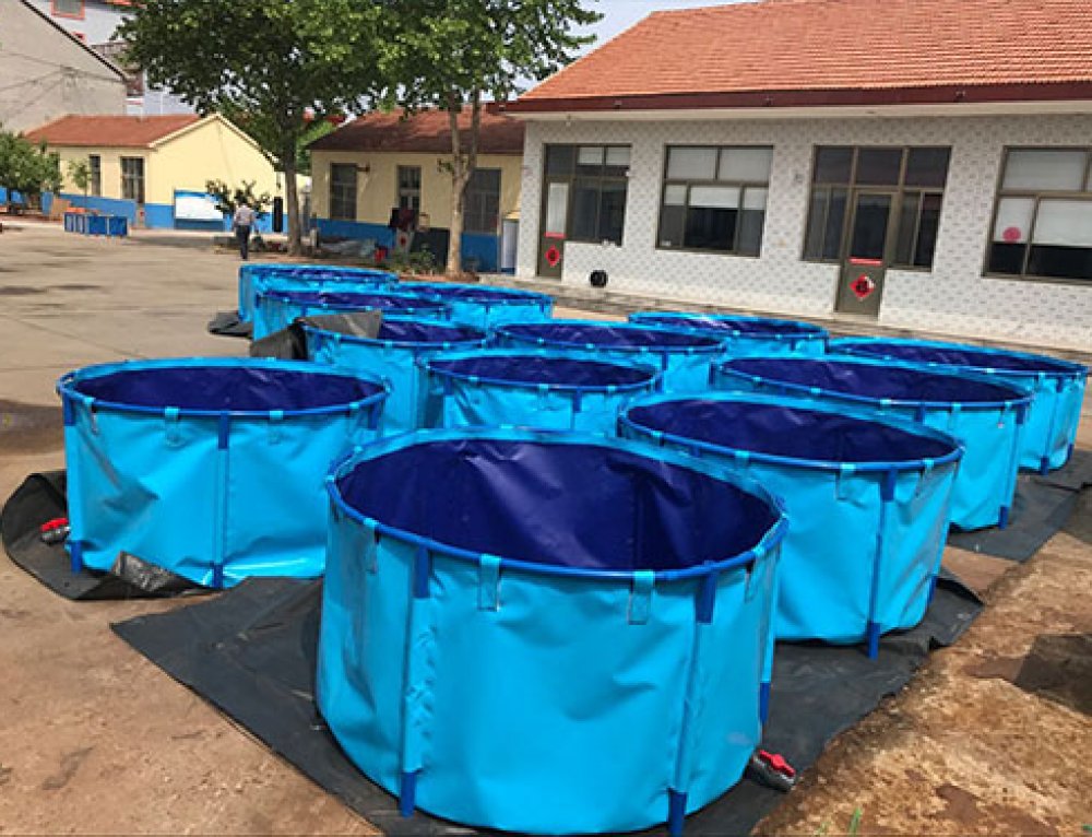 Flexible Durable Large Aquaculture Fish Farming Tanks - Space Bladder