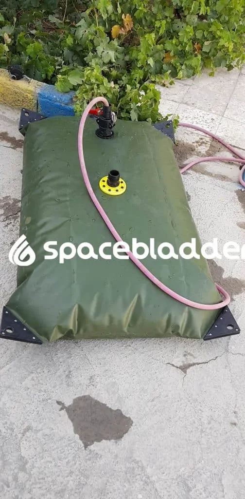 SpaceBladder TPU Pillow Water Tank for House Water Saving Purpose