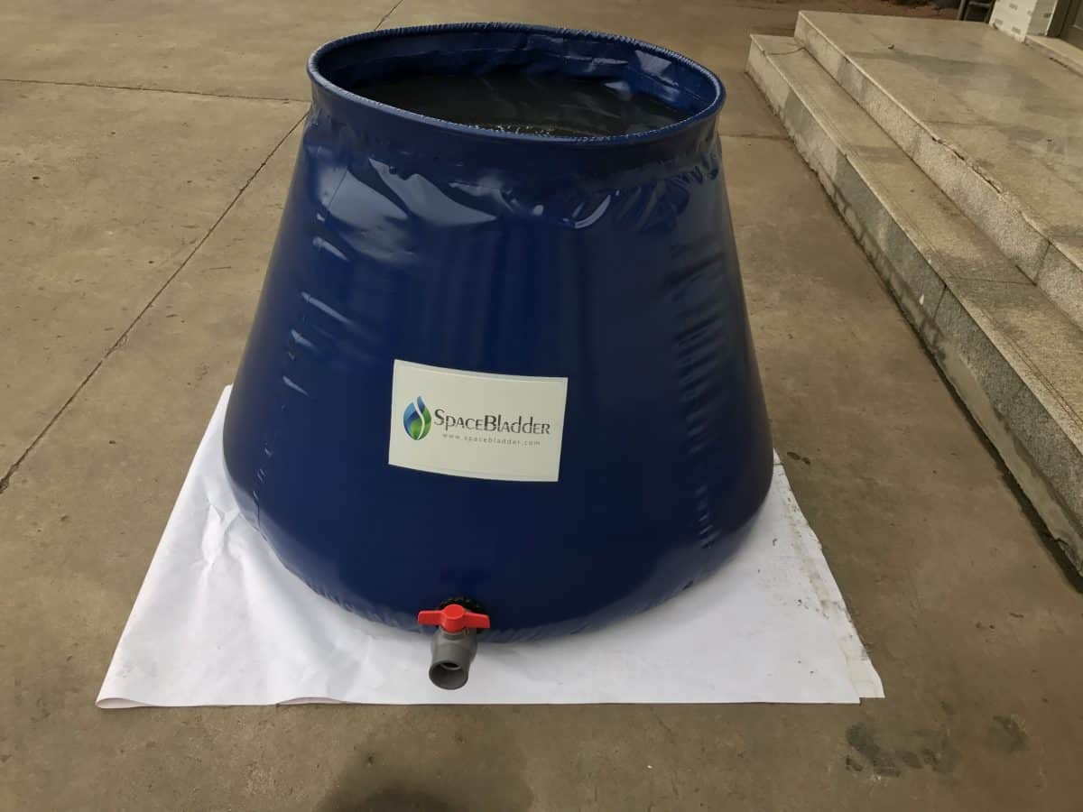 Spacebladder 1000L Onion Shape Water Storage Tank to The United Kingdom