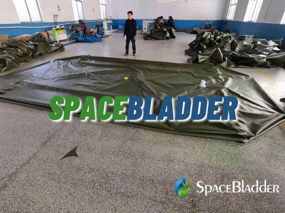 production picutre of 20kl pillow bladder tank