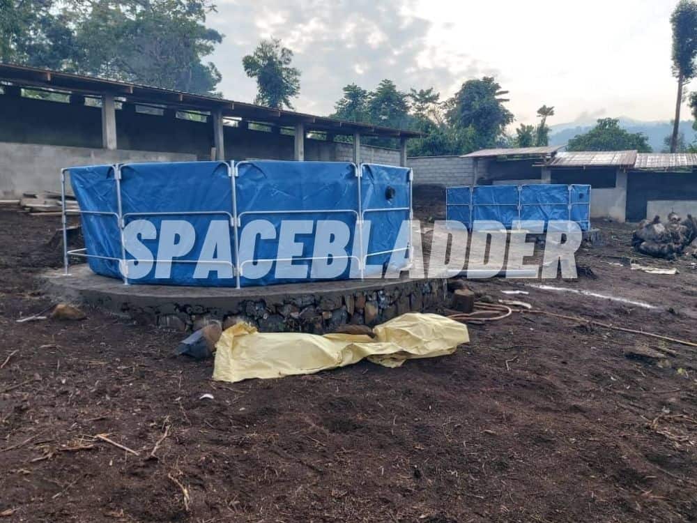 spacebladder 15000l flexible fish farming tanks in cameroon