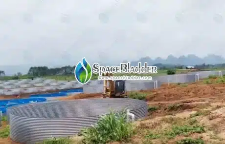 customized fish farming tank from clients feedback