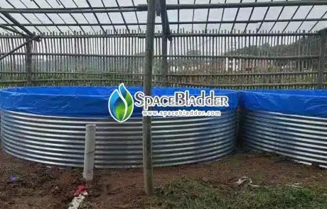 customized fish farming tank from clients feedback